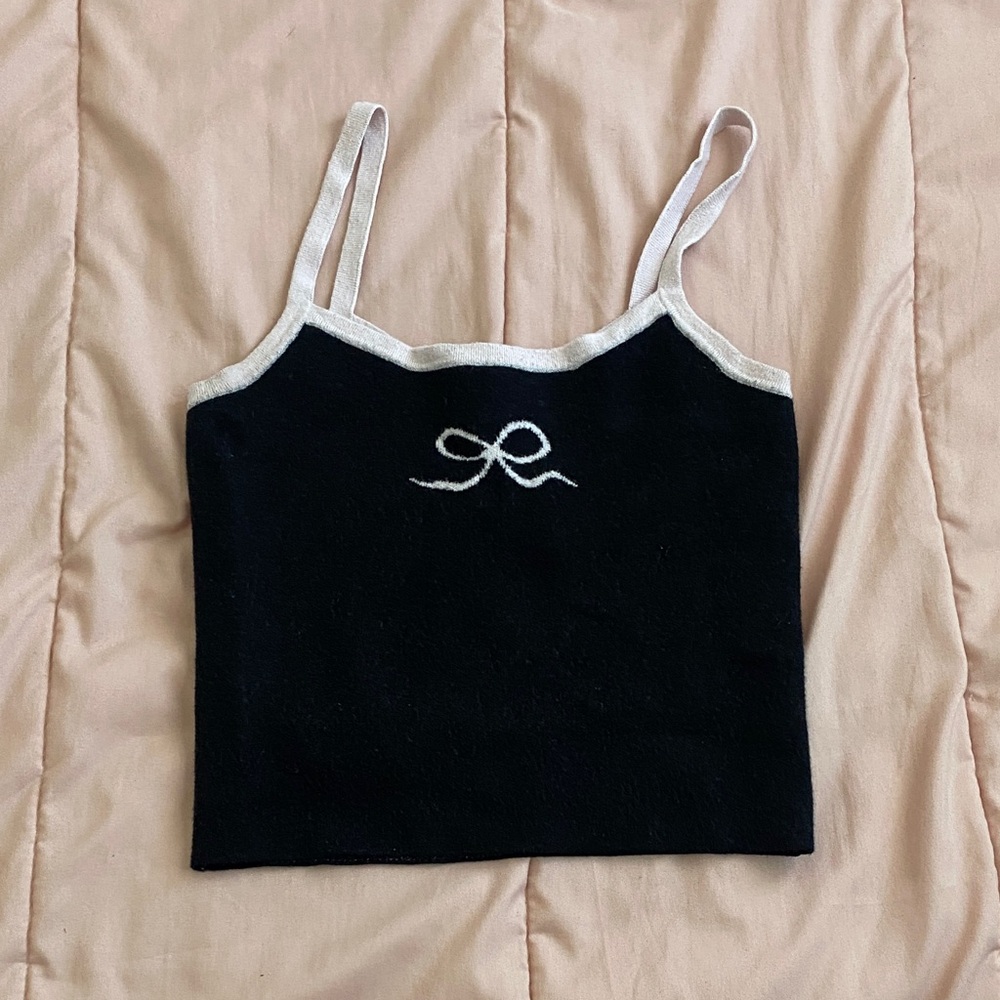 PacSun Black and White Tank Top